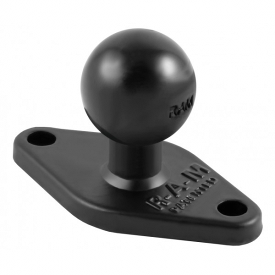 RAM 2.43" X 1.31" Diamond Ball Base with 1" Ball