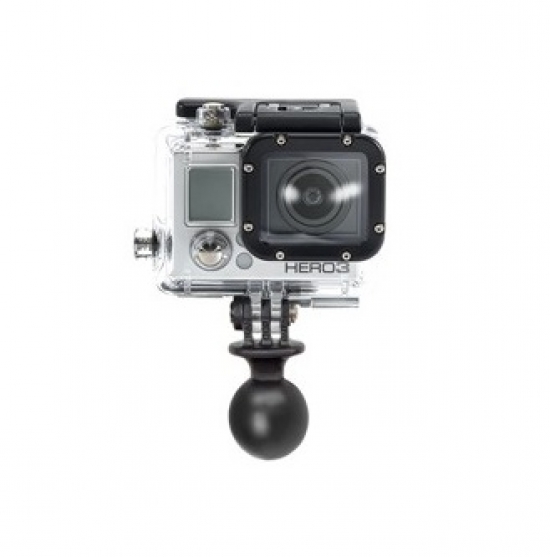 RAM 1" Diameter Ball with Custom GoPro&reg; Hero Adapter