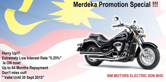 Kawasaki Vulcan 900 Classic - Merdeka '15 ~ Promotion