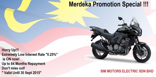 Kawasaki Versys 1000 - Merdeka '15 ~ Promotion