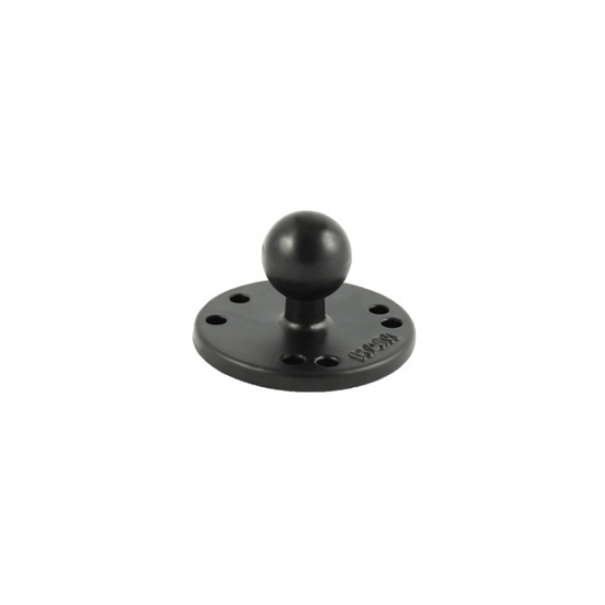 RAM 2.5" Round Ball Base with the AMPs Hole Pattern &amp; 1" Ball