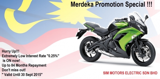 Kawasaki ER6F - Merdeka '15 ~ Promotion